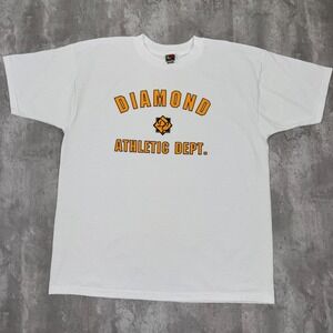 Vintage Diamond Cabaret T-Shirt Mens XL Athletic Strip Gentlemans Club Girls 80s